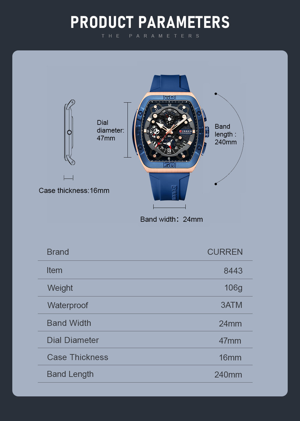 CURREN 8443