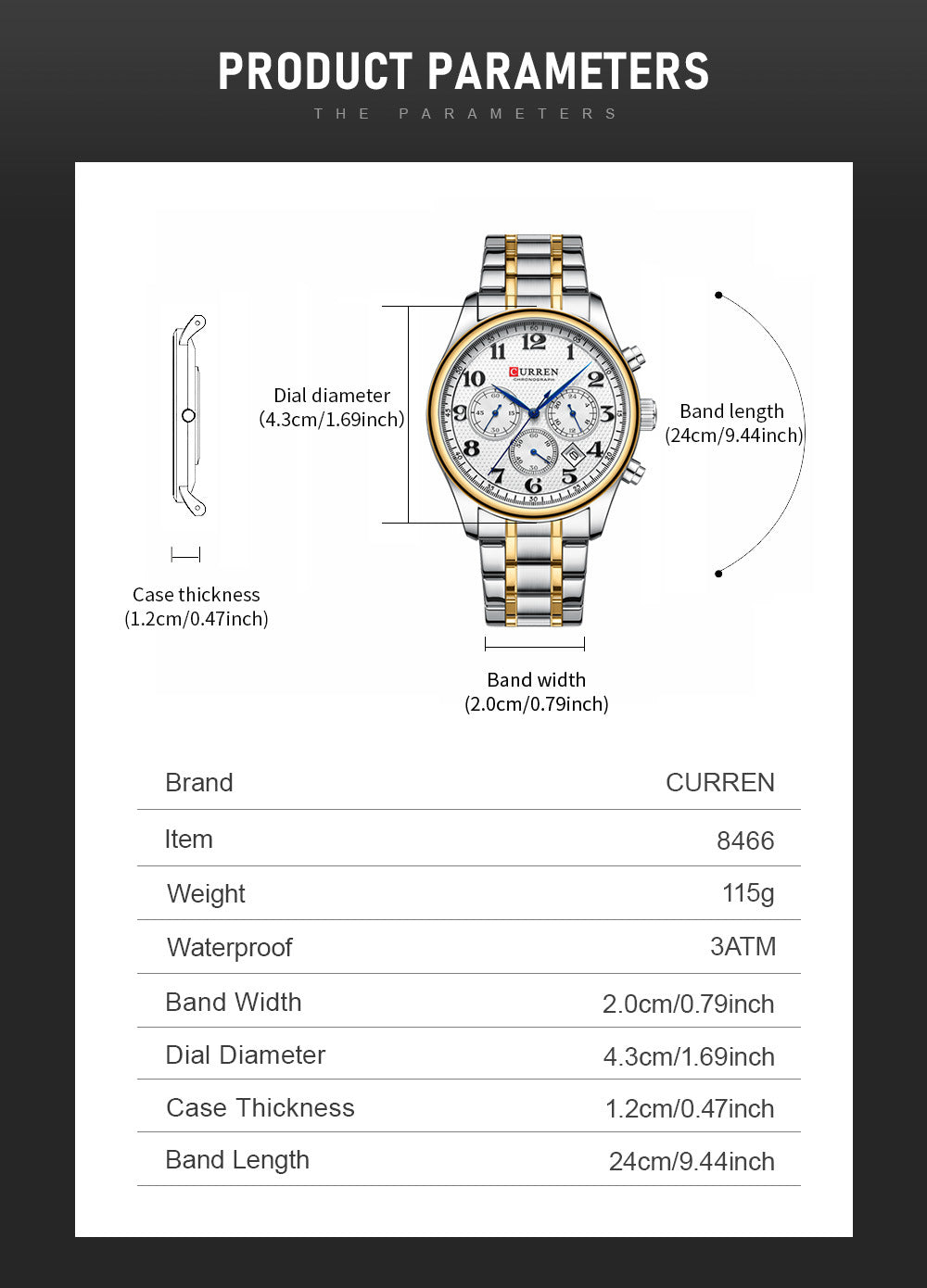CURREN 8466