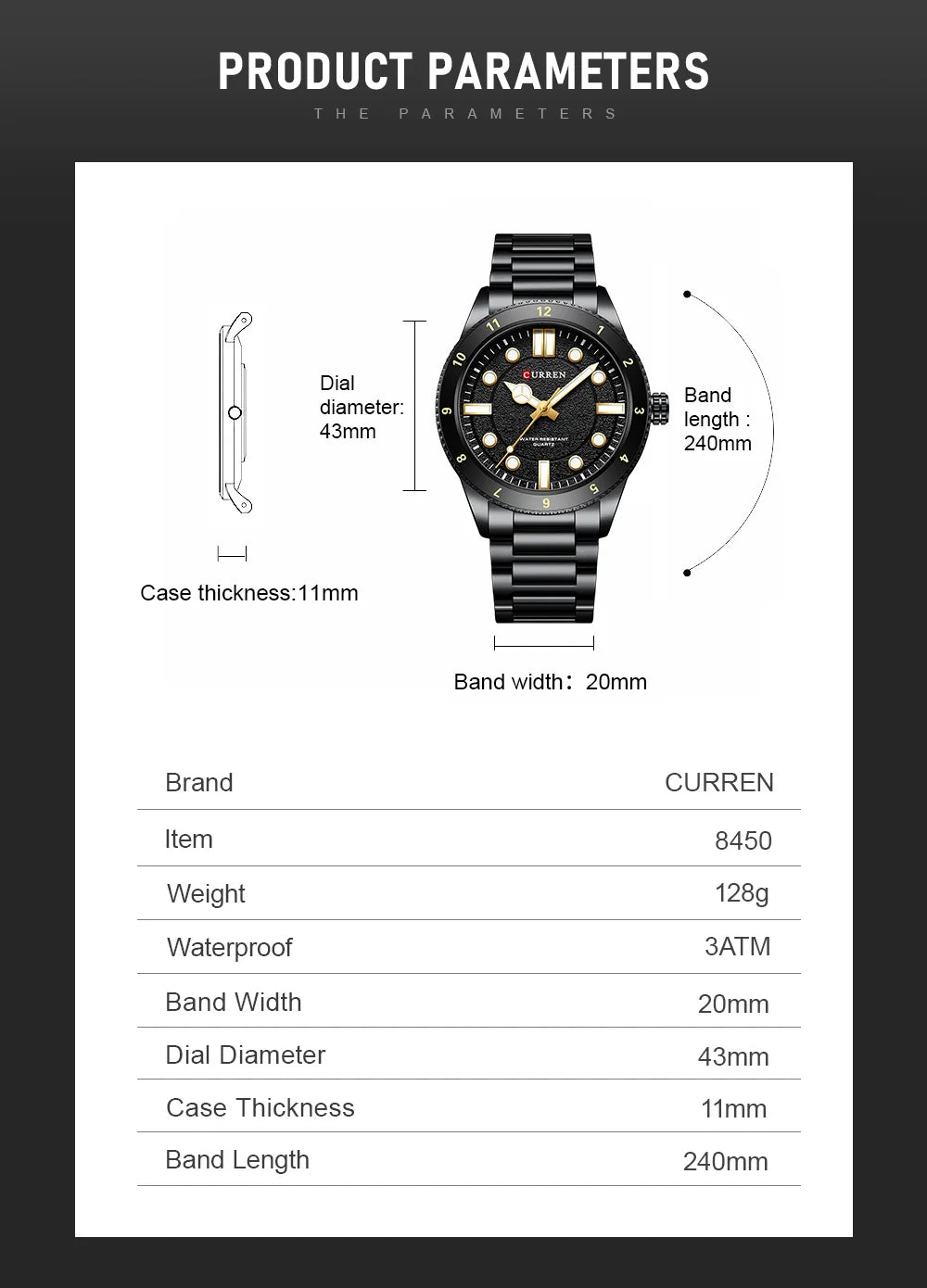 CURREN 8450